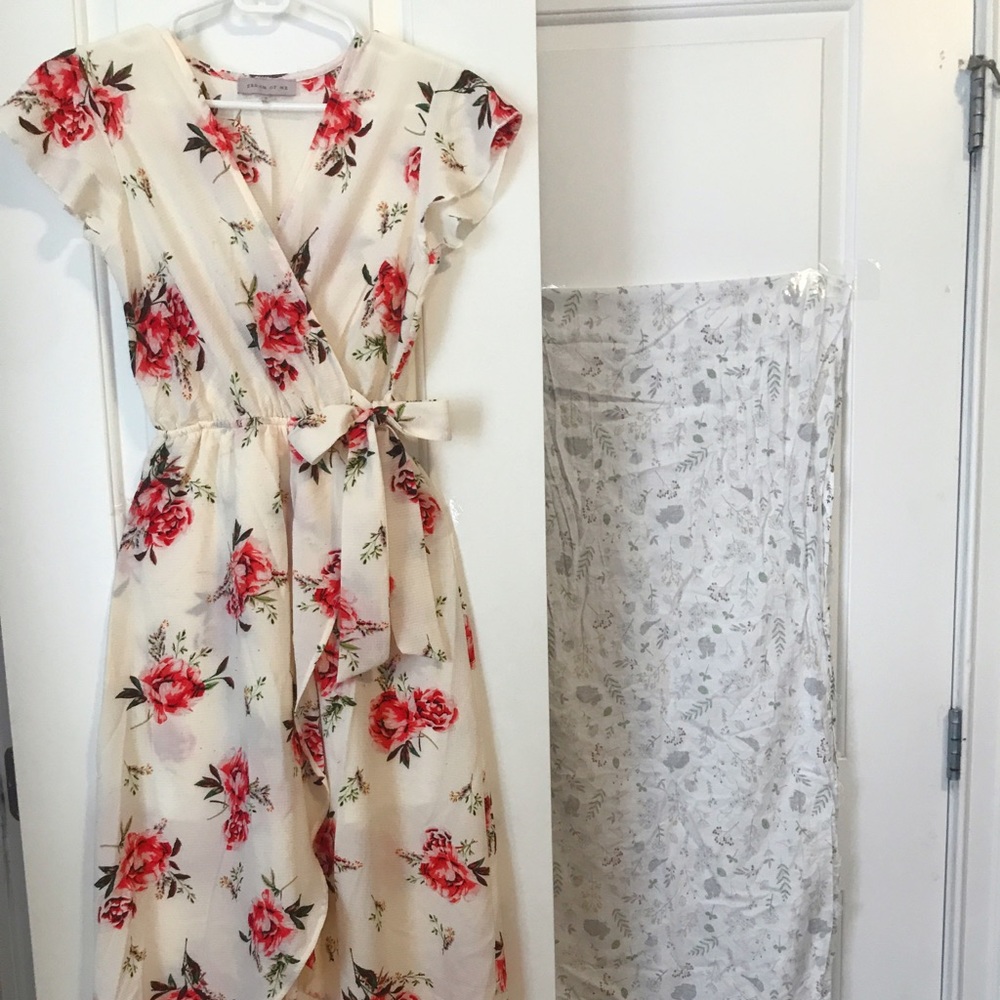 Women floral maxi dress